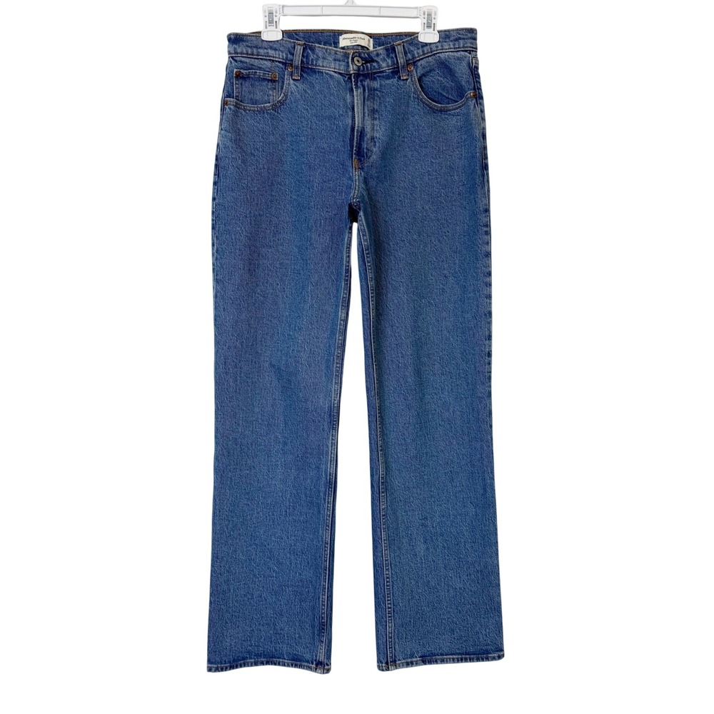 Abercrombie Fitch Baggy Low Rise Jeans Women's 29 8L Long Denim